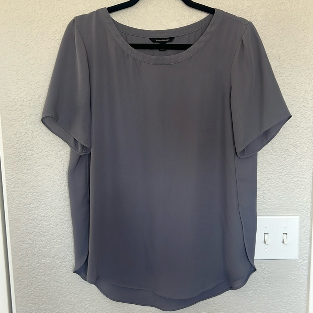 Slate gray Banana Republic top